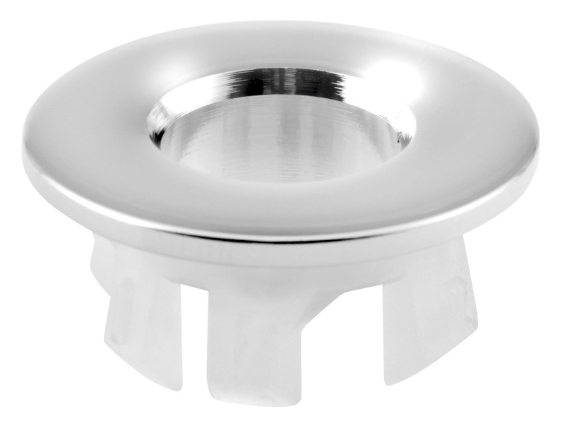 Kovová krytka přepadu umyvadla, 30mm, chrom AR914