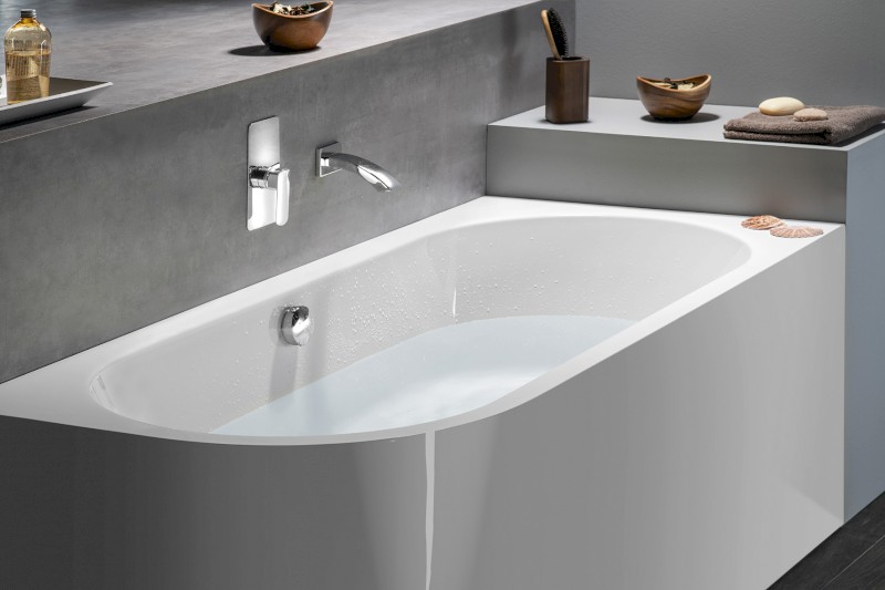 VIVA R MONOLITH asymetrická vana 180x75x60cm, bílá 72129M