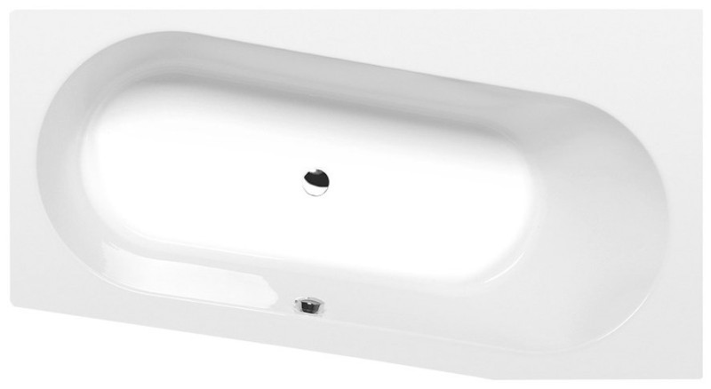ASTRA WR SLIM asymetrická vana 165x90x48cm, bílá 31611S
