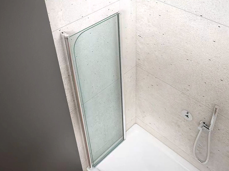 WILA vanová zástěna 900x1400mm skládací, chrom, čiré sklo AQ5742