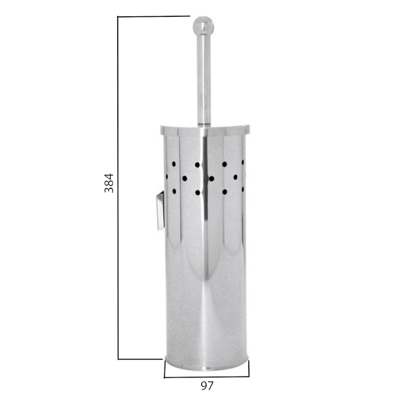 SIMPLE LINE WC štětka závěsná, nerez lesk GA1223