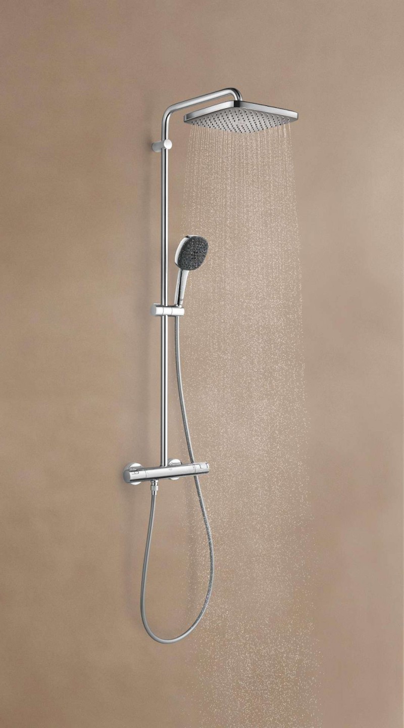 Vitalio Comfort Sprchový set s termostatem, 25x25 cm, 2 proudy, chrom GROHE 26696001