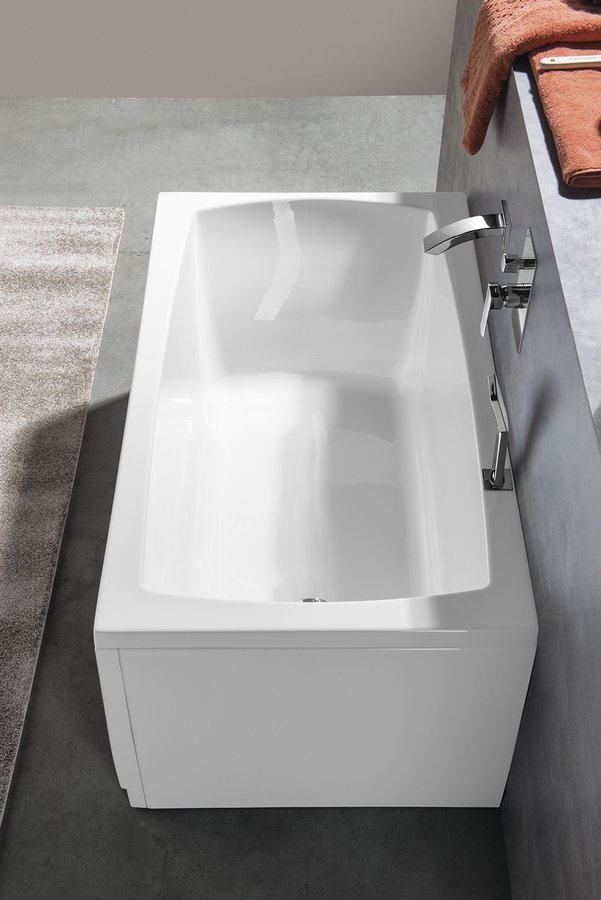 LILY obdélníková vana 130x70x39cm, bílá 77511