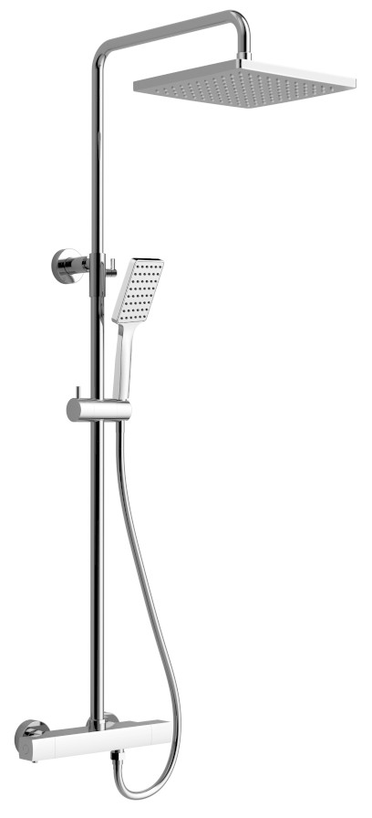 Sprchový sloup s termostatickou baterií, chrom KJ139