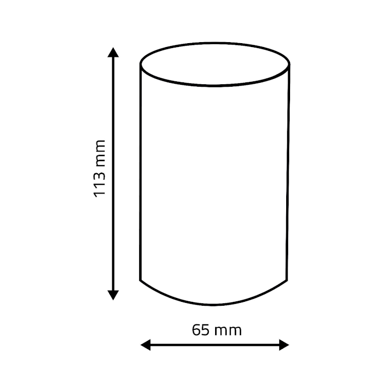 ROLLER sklenka na postavení, hnědá 2105107