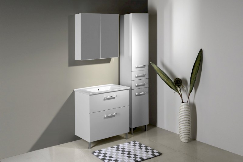 VEGA galerka, 80x70x18cm, bílá VG080