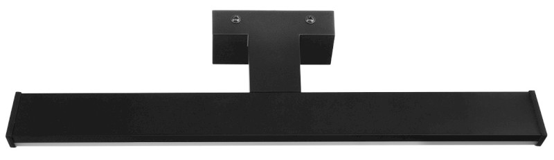 CHICAGO LED svítidlo, 400x120mm, 8W, 230V, IP44, plast, černá mat AU468