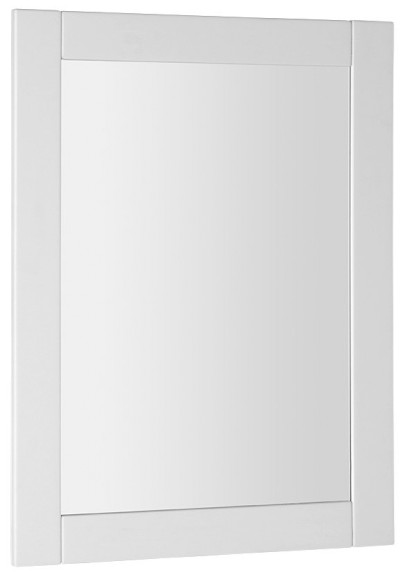 FAVOLO zrcadlo v rámu 70x90cm, bílá mat FV090