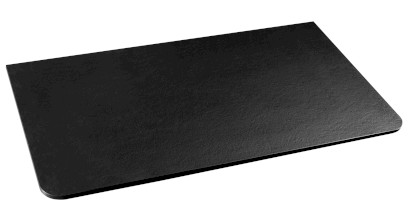 PREMIO deska kompozit 102x1,2x48,5cm, černá mat PRE100-3535