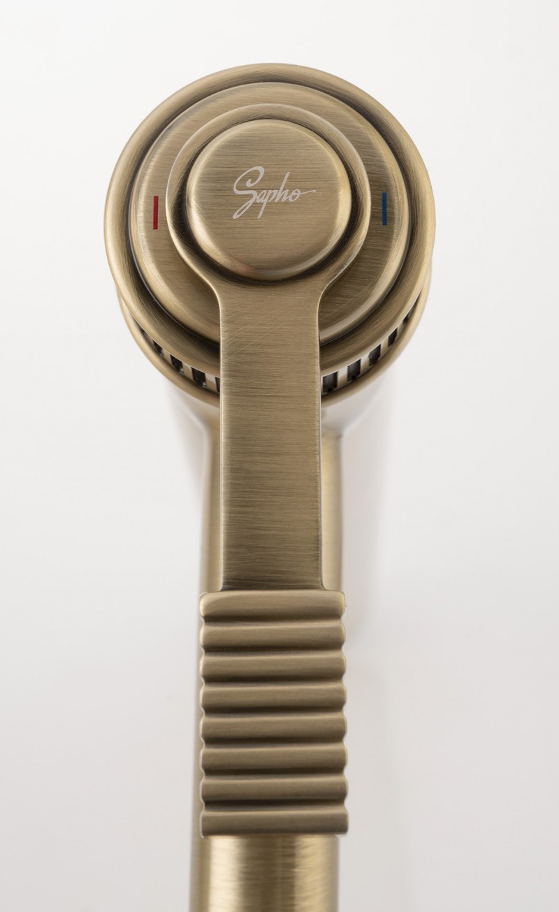 VERSI stojánková umyvadlová baterie, bronz RV002/18