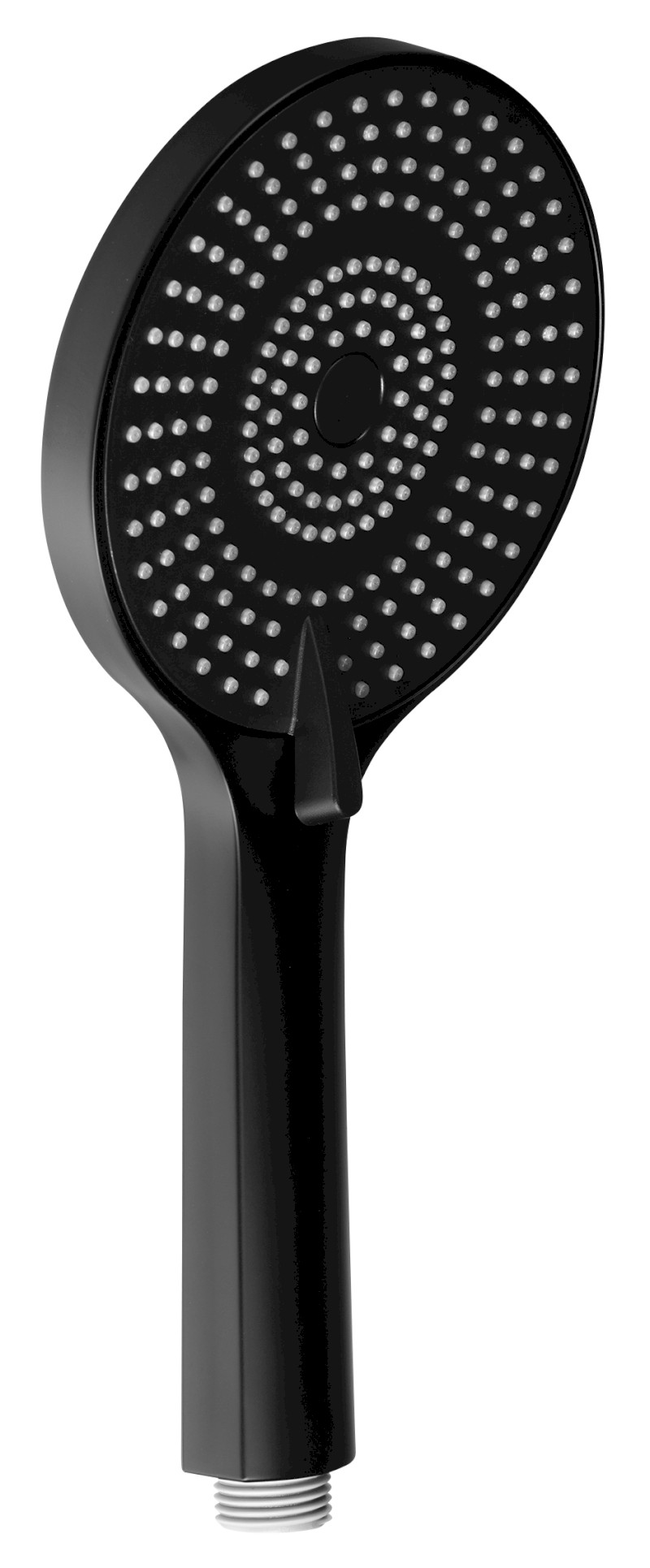 SK879B (53119) Ruční masážní sprcha, 3 režimy sprchování, silikon trysky, průměr 120mm, ABS/černá mat SK879B