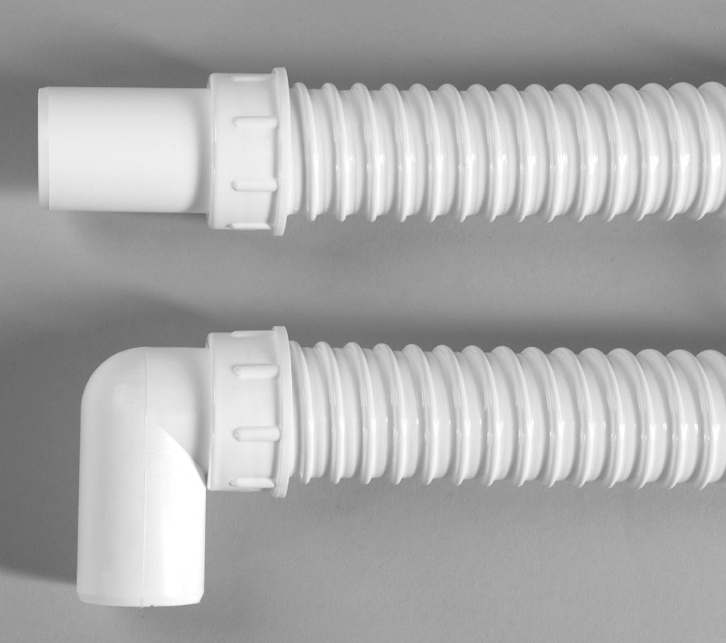 FLEXY ohebná propojovací trubka, L-80cm, koleno 40/40mm 164.321.0