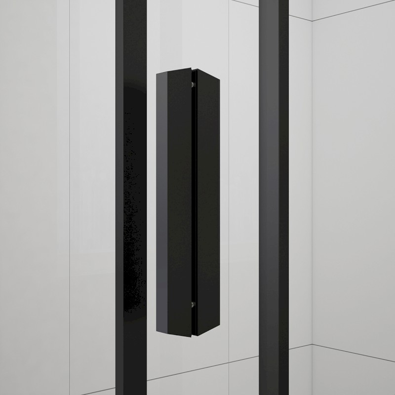 EASY BLACK sprchové dveře 1400mm, čiré sklo EL1415B