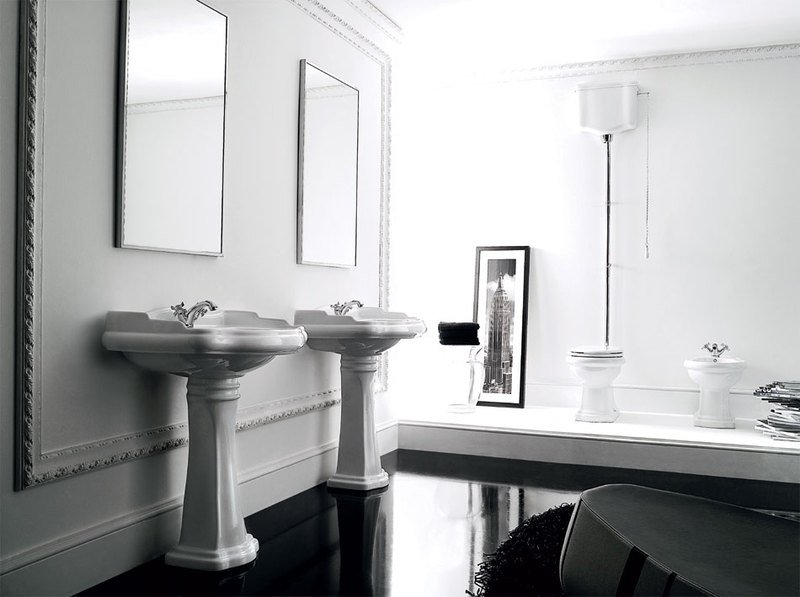 RETRO keramické umyvadlo 73x54cm, bílá 104701