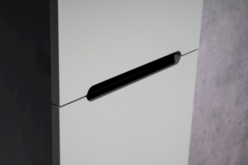 KERALA skříňka vysoká 38x143x32cm, 2x dvířka, levá/pravá, siena/antracit matný KR350-4234