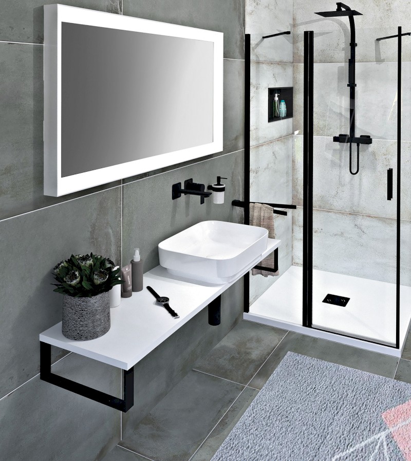 PLATO deska Rockstone 2500x24x360mm, bílá mat PL256-0101