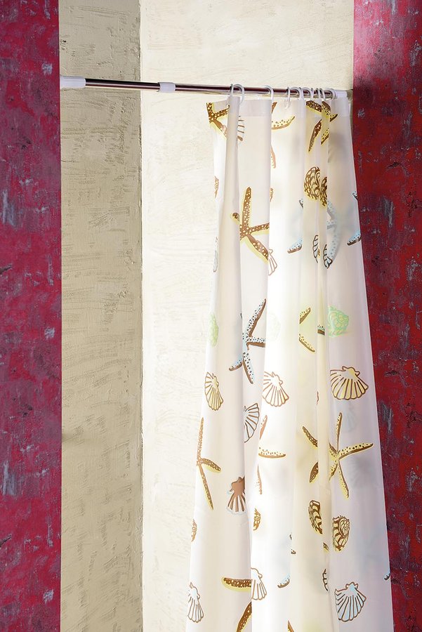 Sprchový závěs 180x200cm, vinyl, hvězdice ZV016