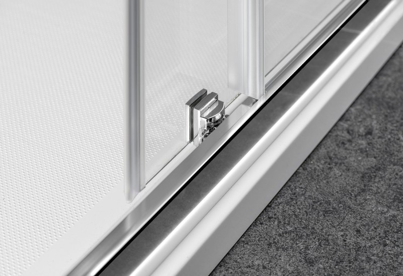 SIGMA SIMPLY čtvrtkruhová sprchová zástěna 1000x800 mm, R550, L/R, čiré sklo GS1080