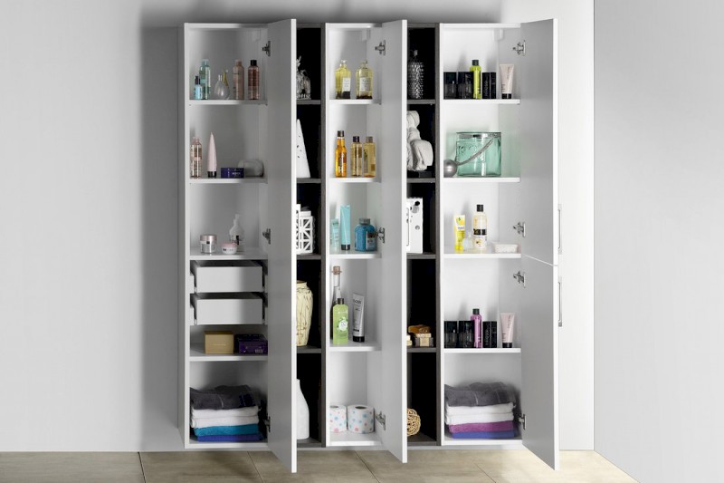 ESPACE otevřená policová skříňka 20x172x32cm, borovice rustik ESC100-1616