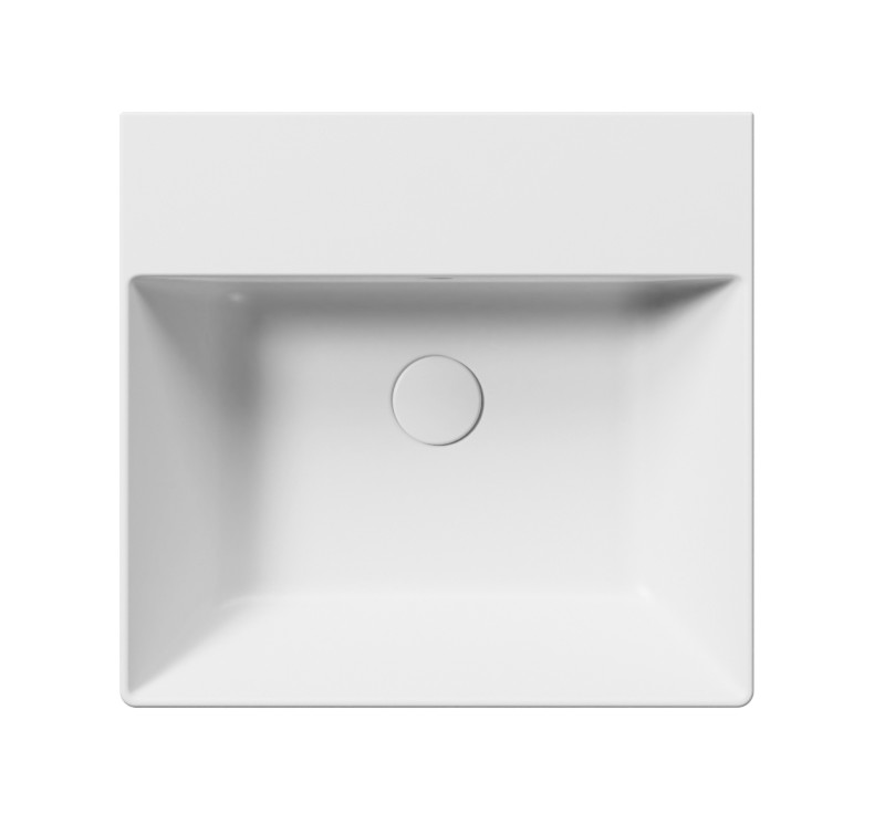 KUBE X keramické umyvadlo 50x47cm, bez otvoru, bílá mat 9430009