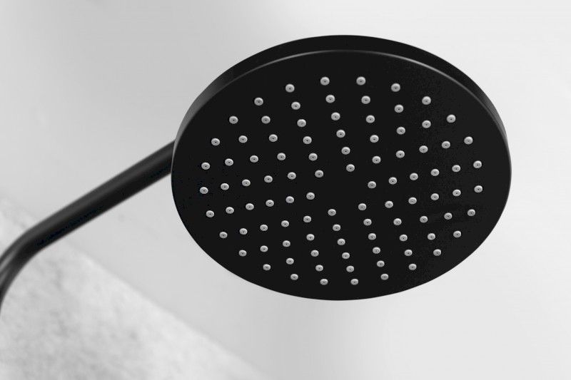 MIA sprchový sloup s pákovou baterií, černá mat MA139B