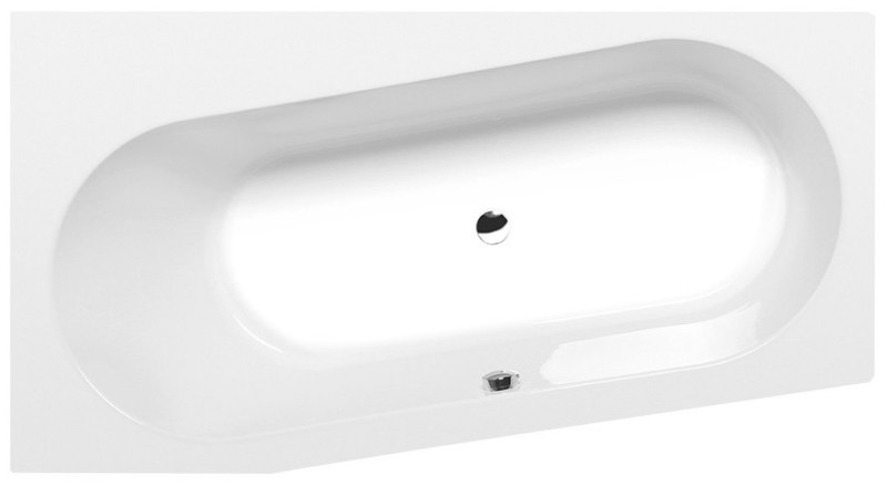 ASTRA WL SLIM asymetrická vana 165x90x48cm, bílá 30611S