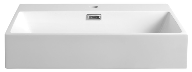 AQUATIC umyvadlo, litý mramor, 60x46cm, bílá AT060