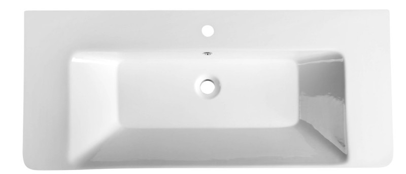 THALIE 105 keramické umyvadlo nábytkové 105x46cm, bílá TH11105