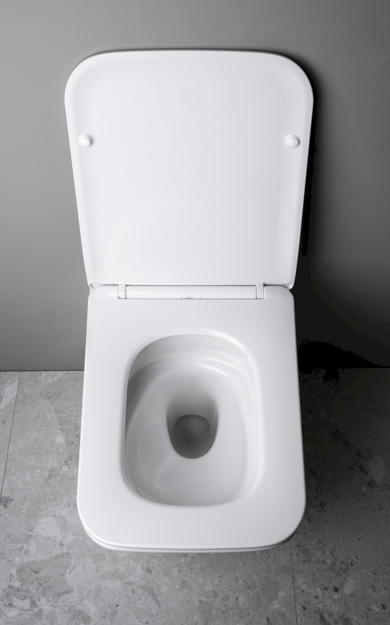 PORTO závěsná WC mísa, Vortex Rimless, 35,5x52cm, bílá PZ102V