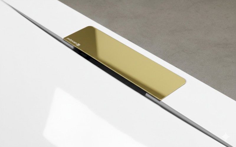 KAZUKO vaničkový sifon, DN40, krytka zlato 26357