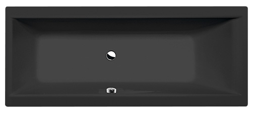 CLEO obdélníková vana 170x70x48cm, černá mat 74611.21