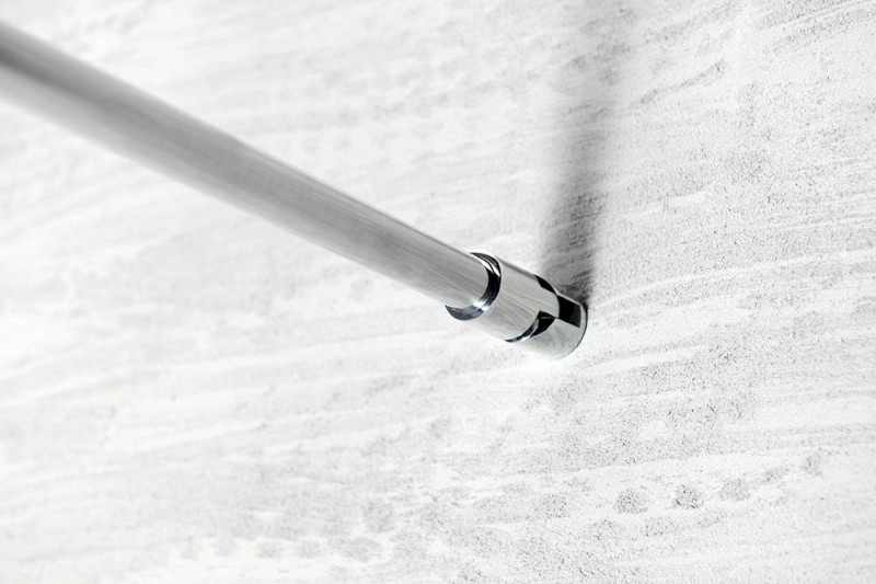 WALK-IN zástěna jednodílná k instalaci na zeď, 1200x1900mm, sklo Brick WI120