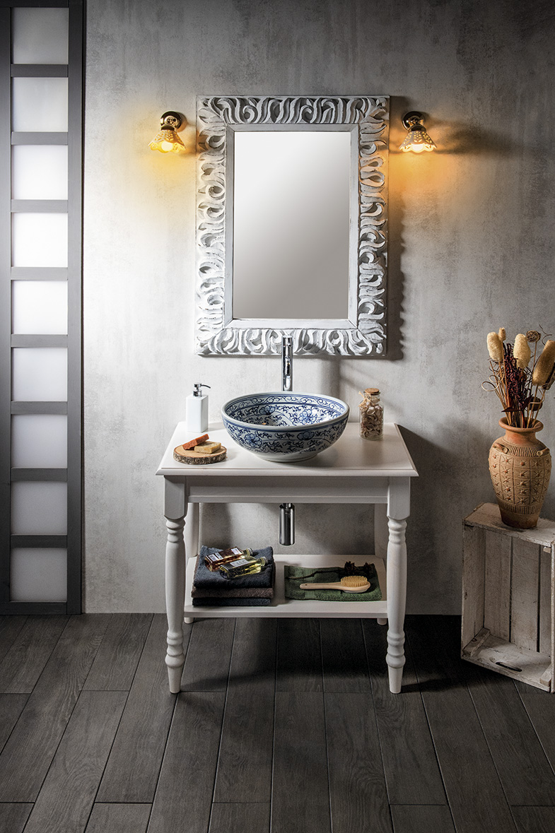 CIMBURA umyvadlový stolek 100x50x75cm, starobílá CIM150