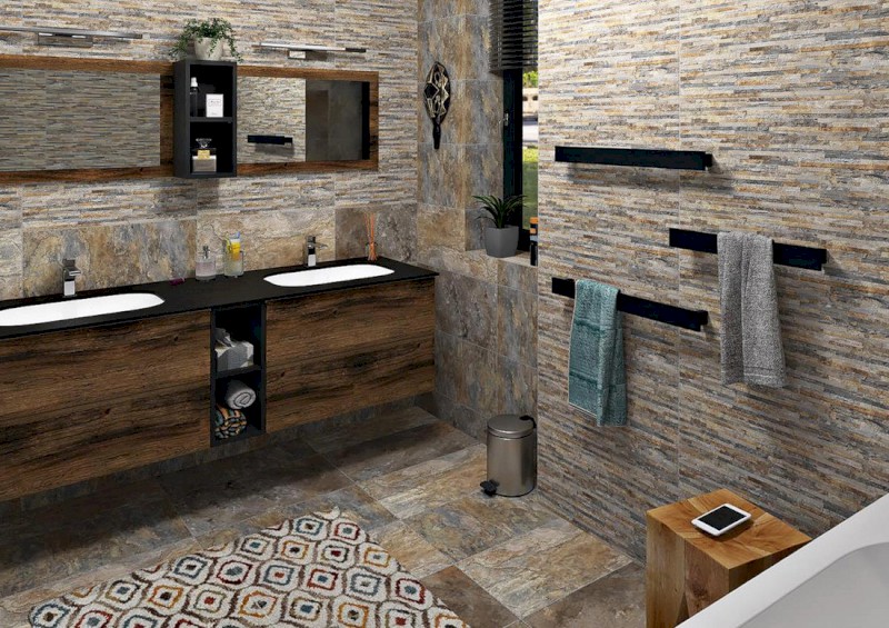 PATRON sušák osušky, 450x60mm, černá mat PX051