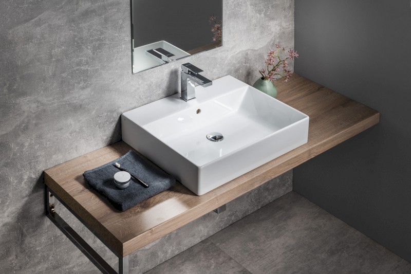 KUBE X keramické umyvadlo 60x47cm, bílá ExtraGlaze 9431111