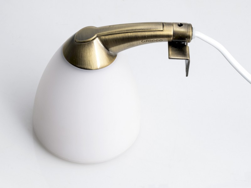 CANDELA nástěnné LED svítidlo, 4 W, 83x108x114mm, IP44, bronz E27175CI-1508
