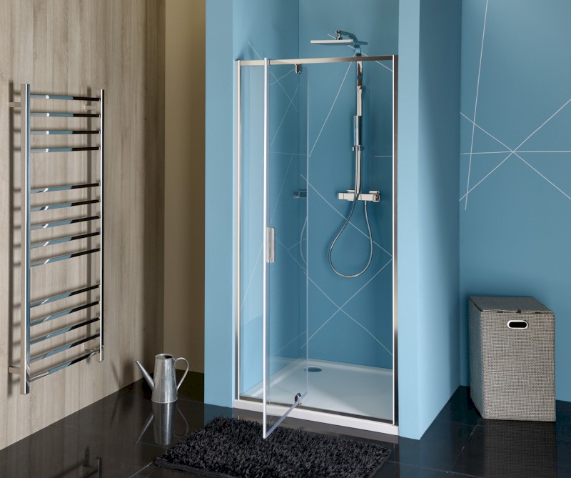EASY sprchové dveře otočné 880-1020mm, čiré sklo EL1715