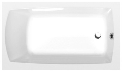 LILY obdélníková vana 120x70x39cm, bílá 25111