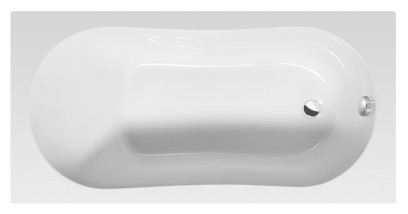 JIZERA vana 140x70x39cm, bílá G1470