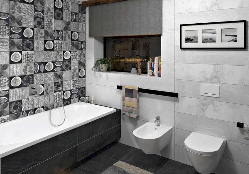 PATRON sušák osušky, 1000x60mm, černá mat PX088