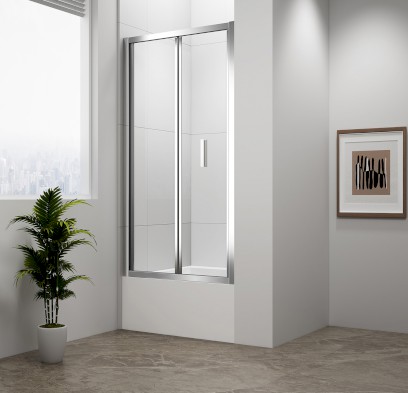 DEEP sprchové dveře skládací 1000x1650mm, čiré sklo MD1910