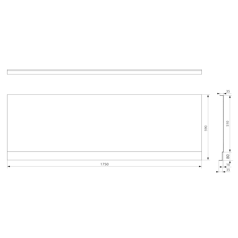 PLAIN NIKA panel 175x59cm 72534