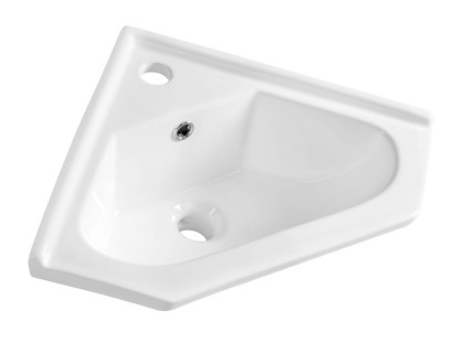 Keramické umyvadlo rohové 41x41 cm, nábytkové 1601-40