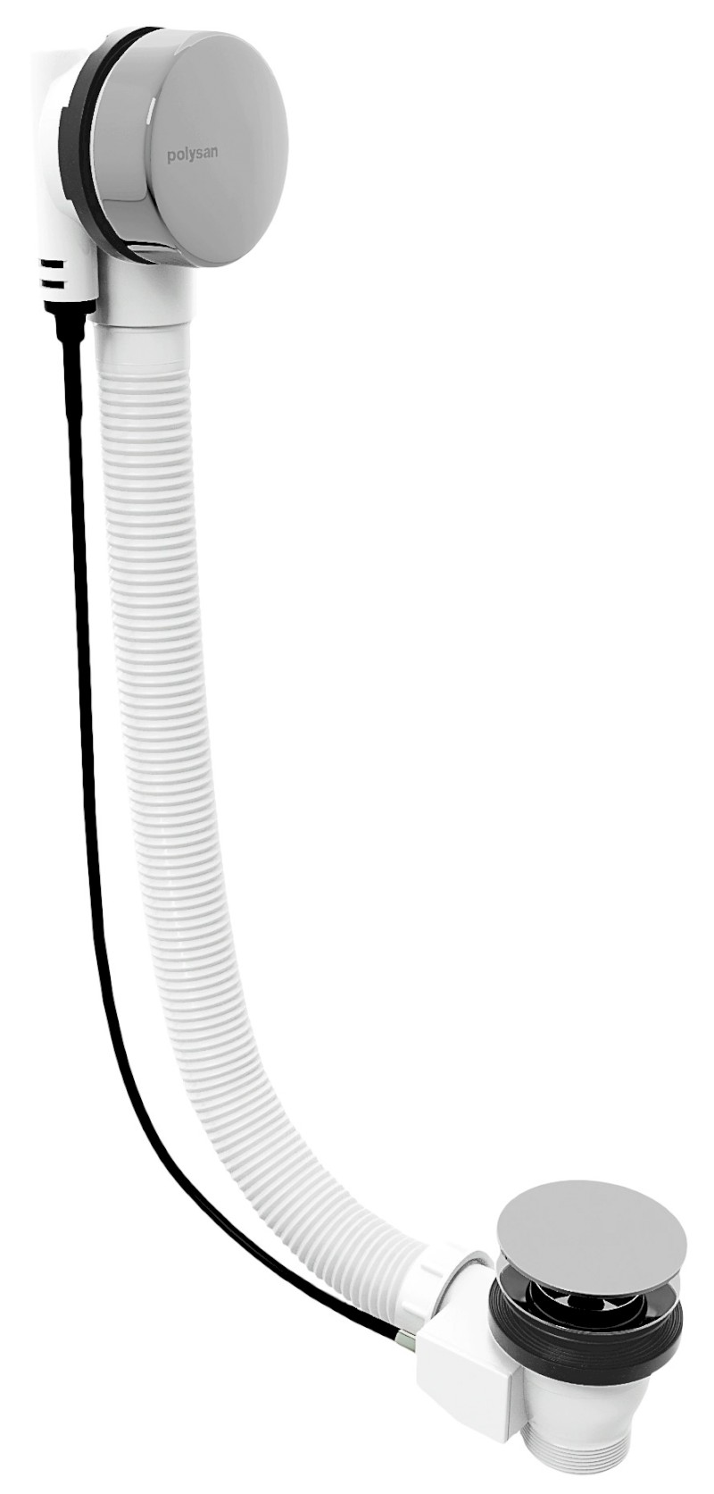 Vanová souprava, bovden, délka 1200mm, zátka 72mm, chrom 71856