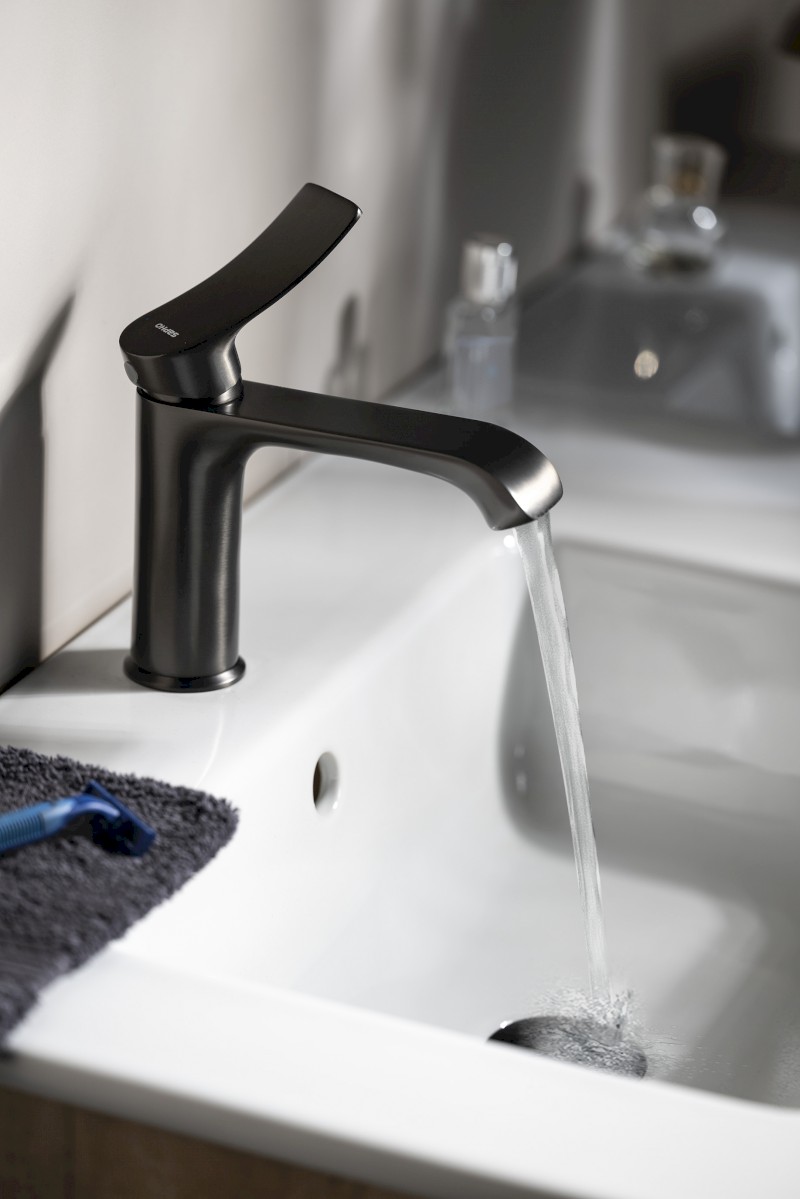 SUGA stojánková umyvadlová baterie, gun metal TJ002GM