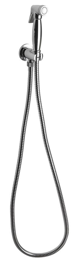 Bidetová sprška retro s hadicí a držákem spršky s vyústěním, chrom 9101