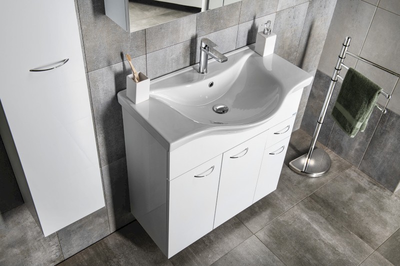 KERAMIA FRESH umyvadlová skříňka 75,2x74x34,4cm, bílá 50082A