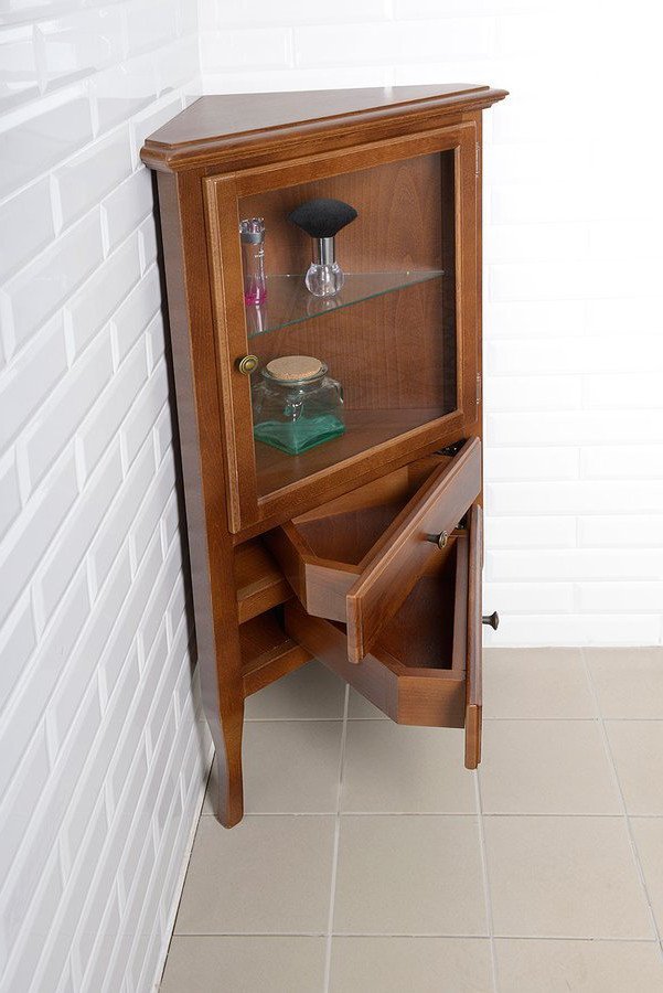 RETRO skříňka rohová 60x120x47cm, buk, pravá 1715