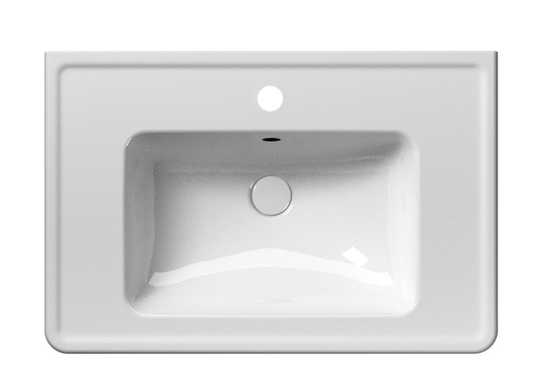 CLASSIC keramické umyvadlo 75x50cm, bílá ExtraGlaze 8787111