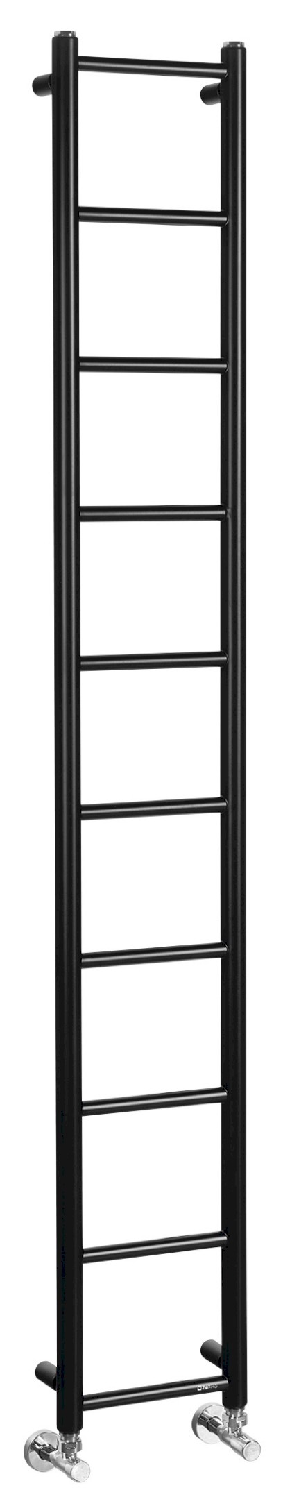 DINA otopné těleso 250x1680mm, černá mat IR377TB